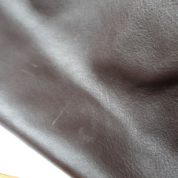 Leather Co Liz Claiborne Grandmacore Shoulder Bag Purse Dark Brown Leather 80s - Picture 14 of 14